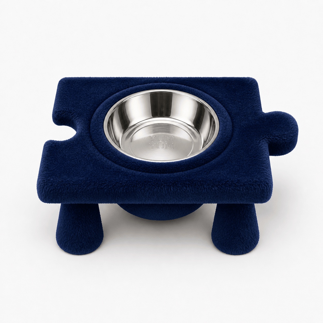 Kedi & Köpek Su ve Mama Kabı – Peluş Puzzle Form Tasarım,(dişi erkek model) - Yumyum