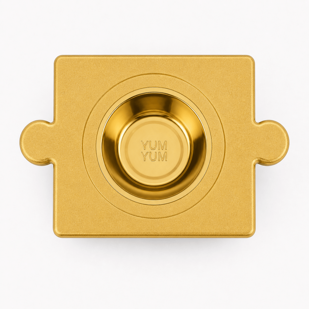 Kedi & Köpek Su ve Mama Kabı – Gold Puzzle Form Tasarım,(iki erkek yönlü) - Yumyum