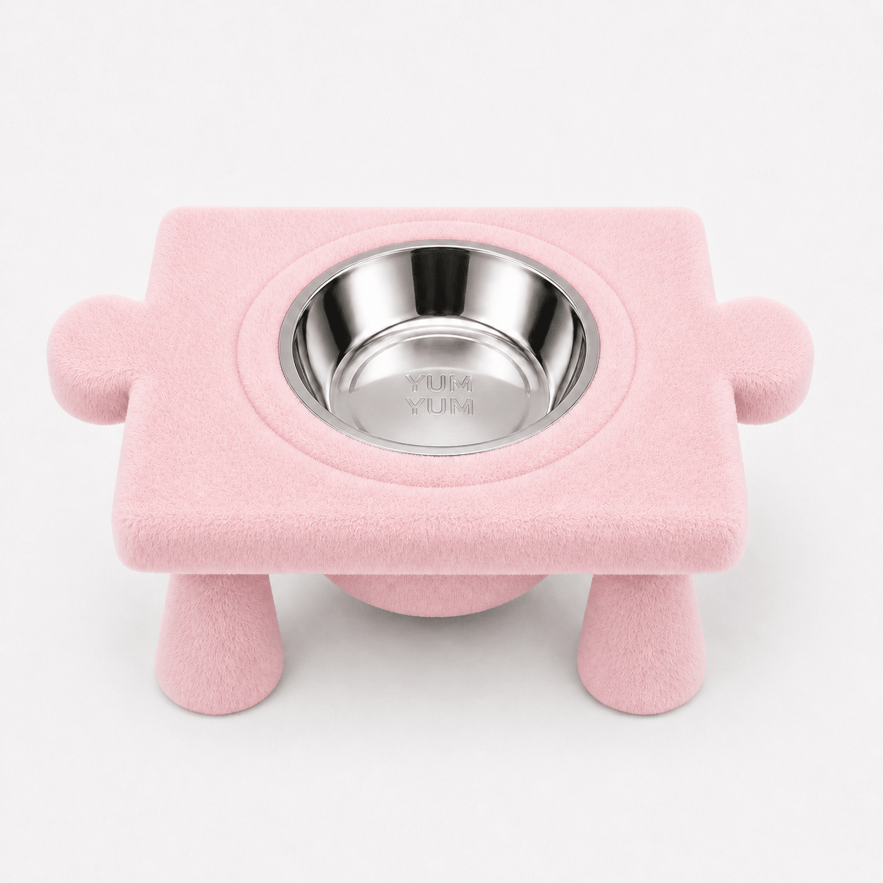 Kedi & Köpek Su ve Mama Kabı – Peluş Puzzle Form Tasarım,(iki dişi yönlü) - Yumyum