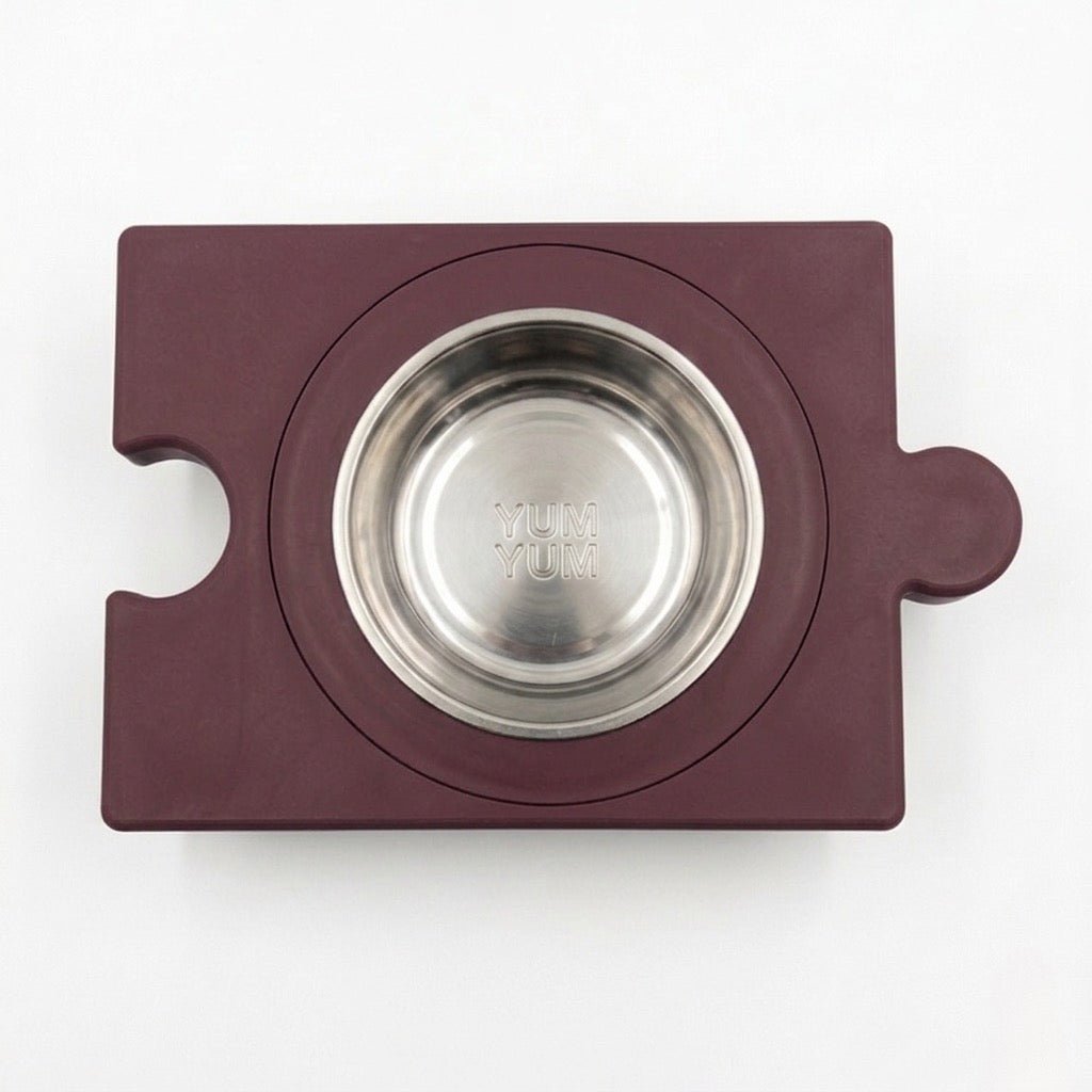 Kedi & Köpek Mama Kabı – Puzzle Form, Çelik Hazneli Minimal Tasarım - Yumyum
