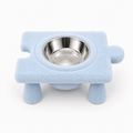 Kedi & Köpek Su ve Mama Kabı – Peluş Puzzle Form Tasarım,(dişi erkek model) - Yumyum