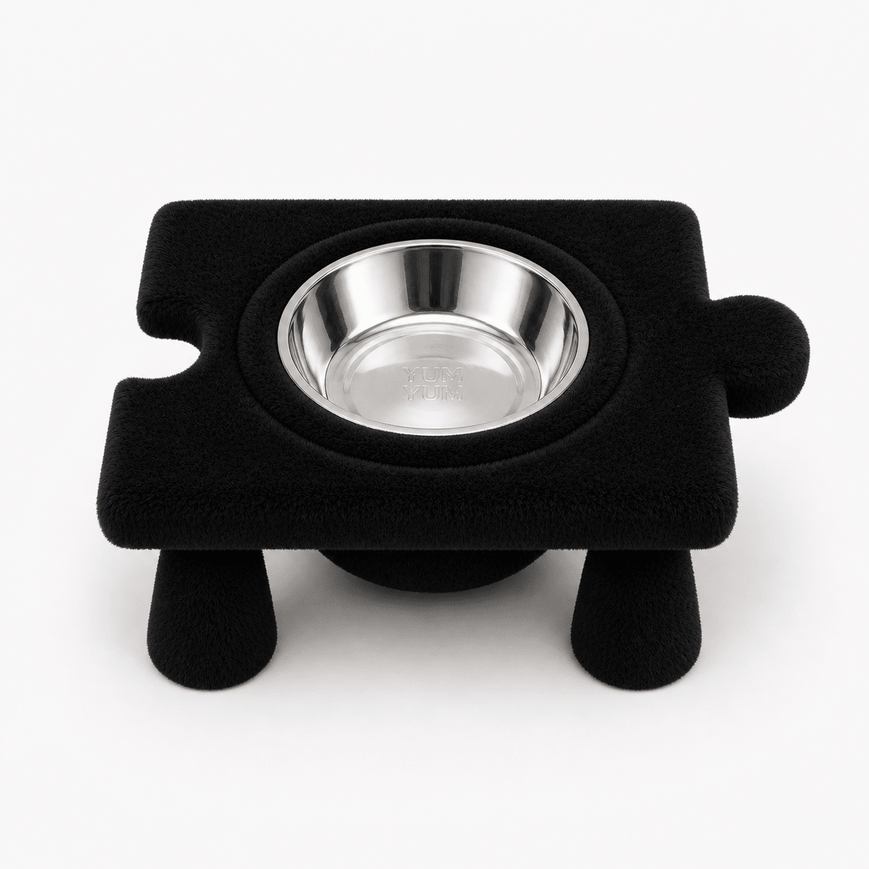 Kedi & Köpek Su ve Mama Kabı – Peluş Puzzle Form Tasarım,(dişi erkek model) - Yumyum