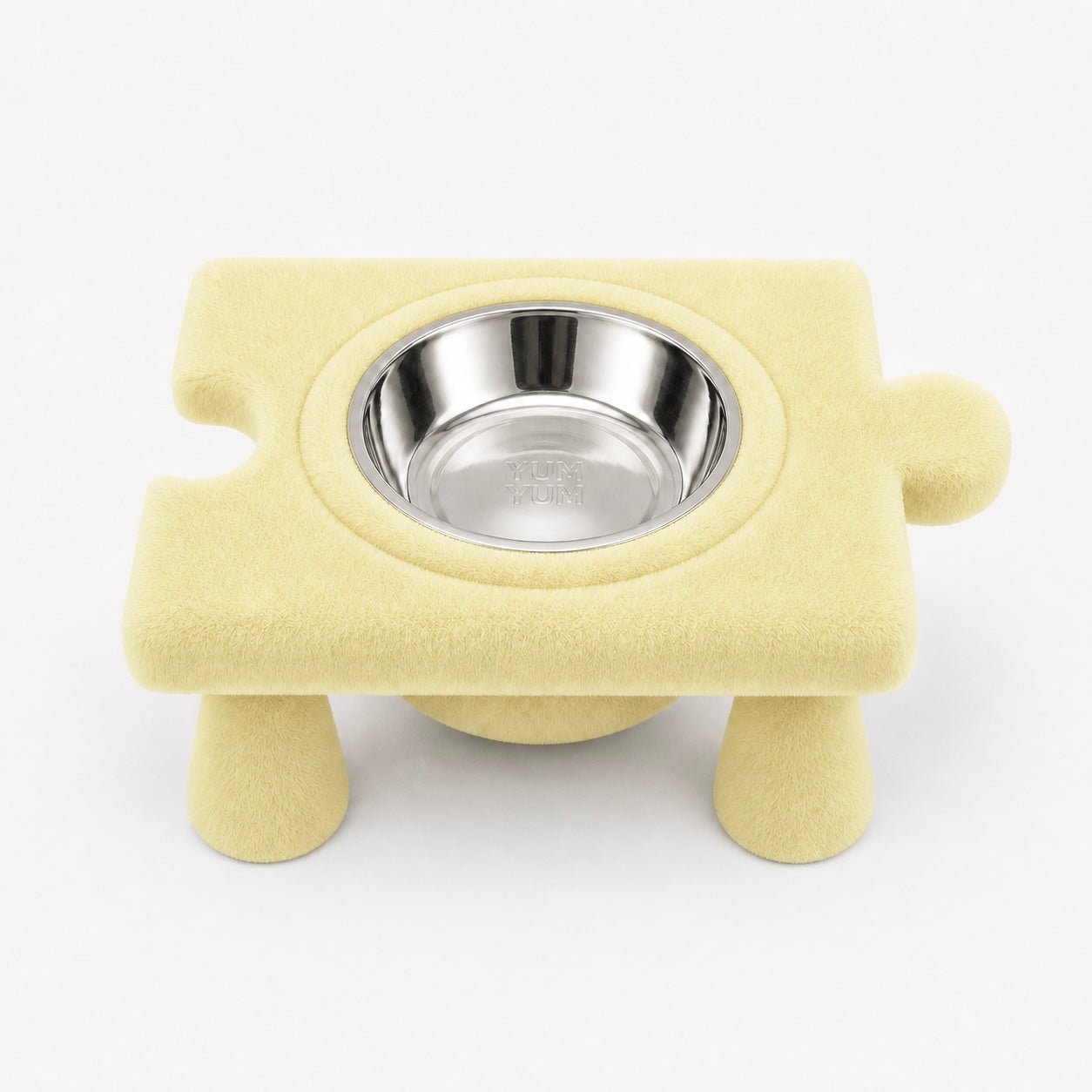 Kedi & Köpek Su ve Mama Kabı – Peluş Puzzle Form Tasarım,(dişi erkek model) - Yumyum